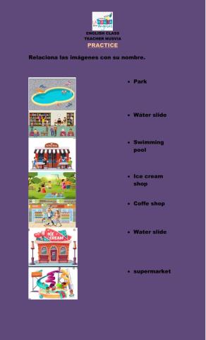 Places in town class practice