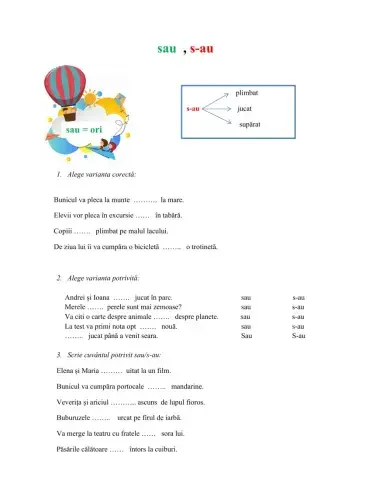 Ortogramele sau-s-au