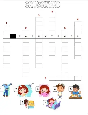 Daily routine crossword