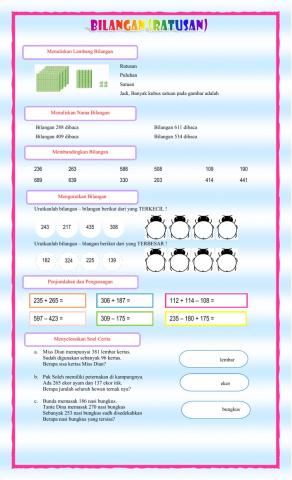BILANGAN RATUSAN