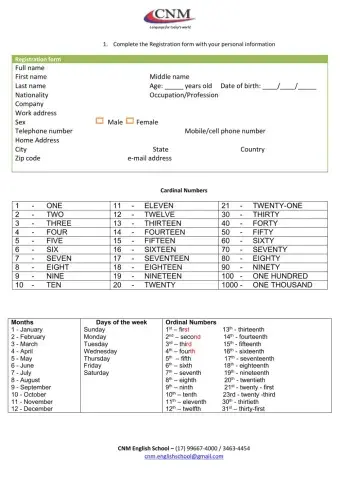 Personal Information