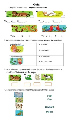 Animals Quiz