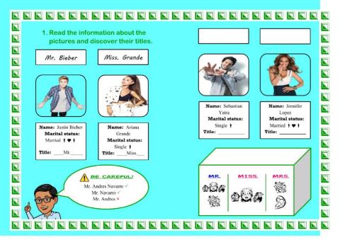 Titles (Read and write)