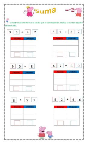 Suma simple de dos cifras