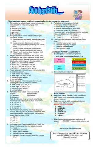Evaluasi geografis indonesia