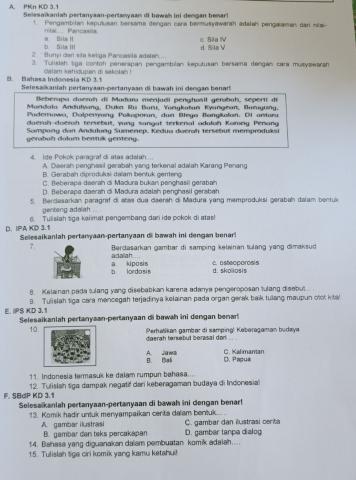 Penilaian Harian 3 T1 ST3