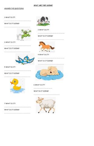 What are they doing?