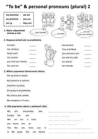 To be - plural personal pronouns (2)