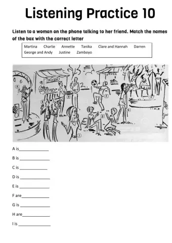 Listening Present continuous