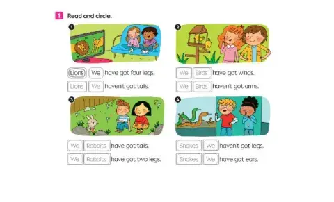 Listen and match animals