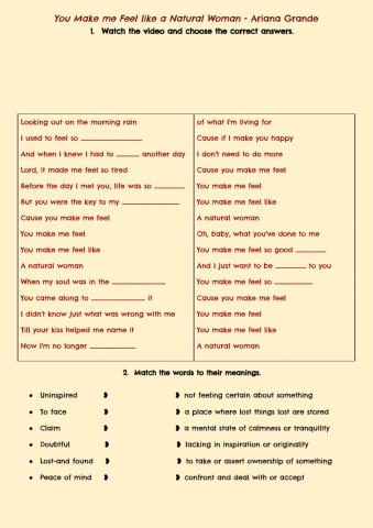 Natural Woman - Ariana Grande