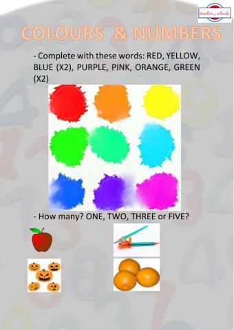 Let's revise colours and numbers!