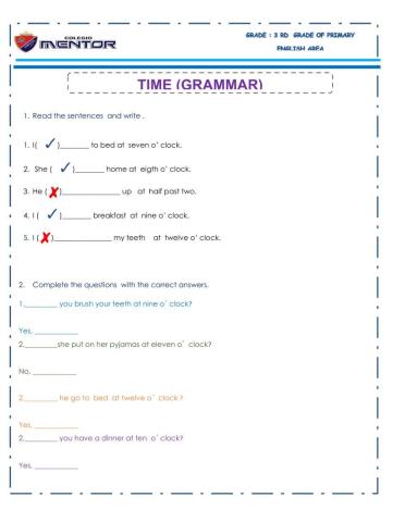 Time grammar