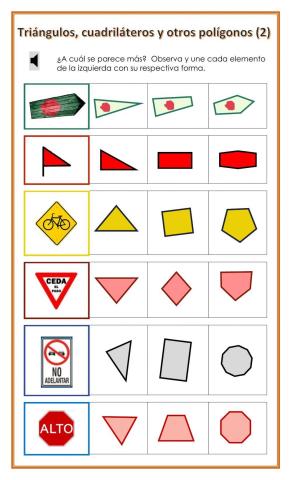 Triángulos, cuadriláteros y otros polígonos (2)
