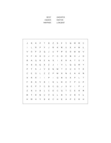 Superlatives and adjetives