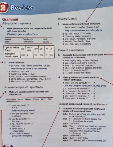 Next move 2 Review 2. p. 74