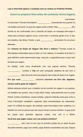 Como se preparar bem antes de conhecer novos lugares