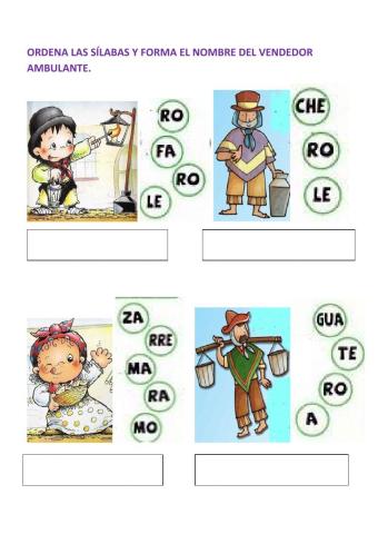 Vendedores ambulantes