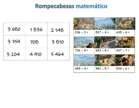 Rompecabezas matemático