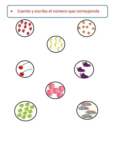 Cuenta y escribe