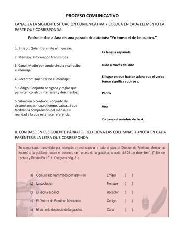 Proceso Comunicativo