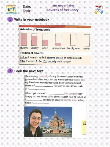 Adverbs of frecuency 2