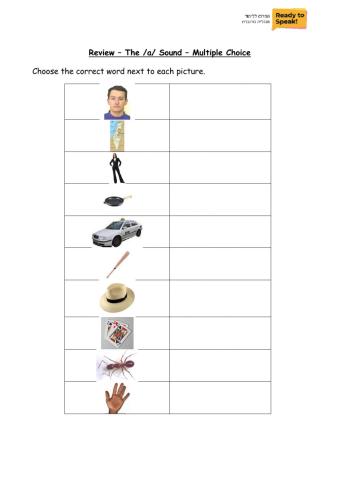 Review - CVC reading rule - a