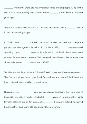 Life expectancy in the UK