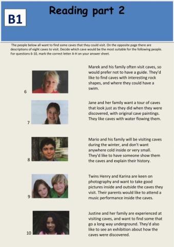 PET - Reading part 2