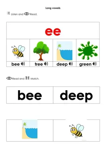 Long vowels ee