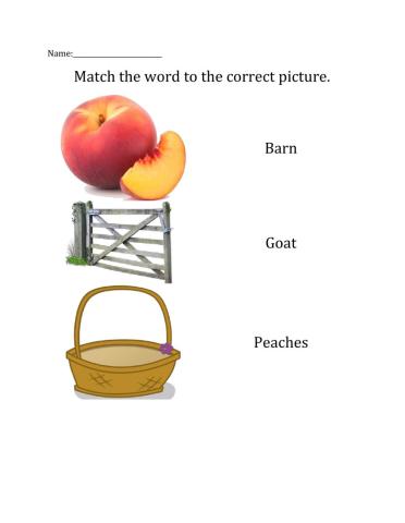 Who Ate The Peaches Match 1