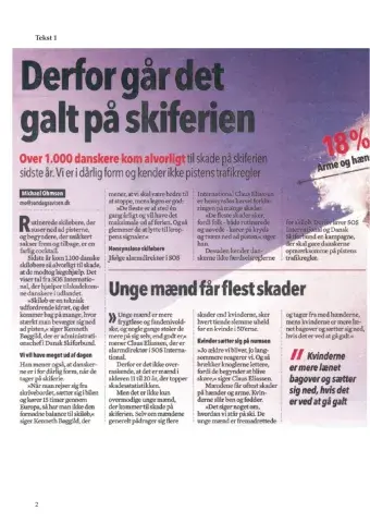 December 2011,derfor går det galt på skiferien