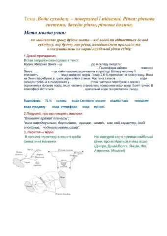 Будова річки