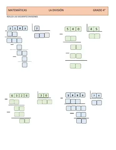 Operaciones con números naturales