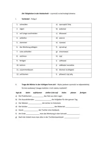 Holztechnik-Berufe und Tätigkeiten