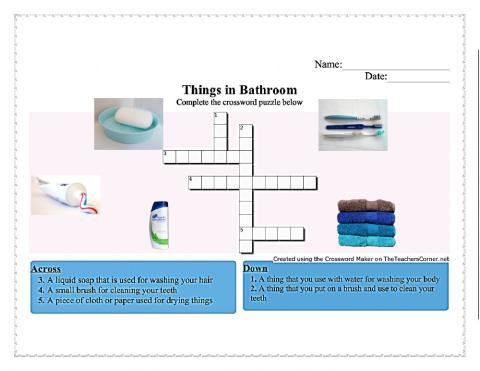 Crossword (Bathroom)