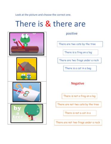 There is and there are