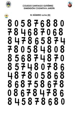 El número ocho