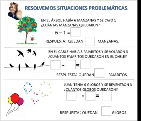 Situaciones de resta