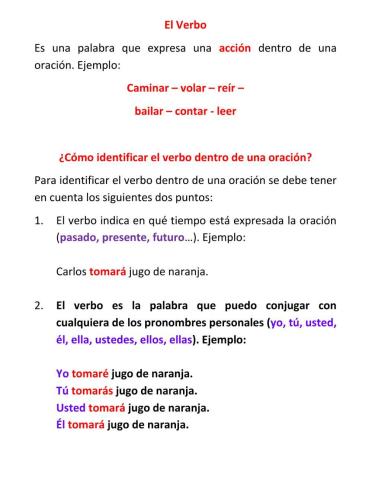 El verbo