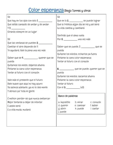 Color Esperanza 2020