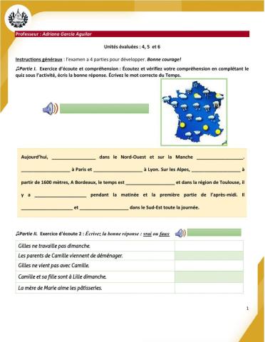 Compréhension orale