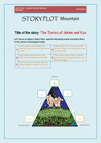 Adam's Diary - Mountain of Events