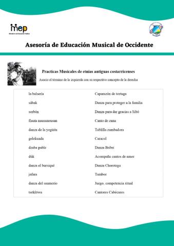 Practicas musicales etnias antiguas costarricenses