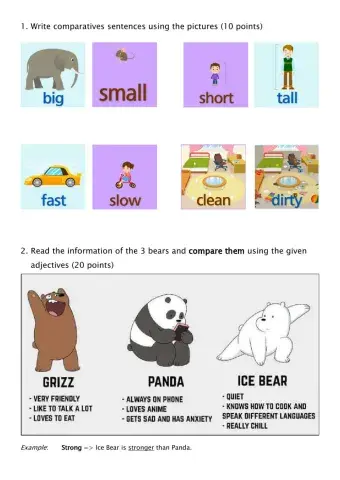 Comparatives and Superlatives