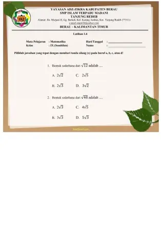 Menyederahanakan Akar Pangkat