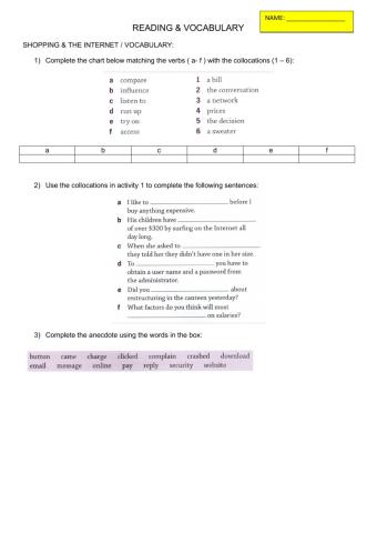 5tTO ESS -READING & VOCABULARY