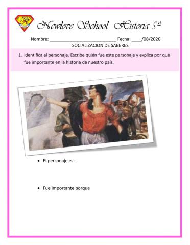 Socialización de Saberes de Historia 5º