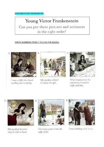 Frankenstein - Young events in his life