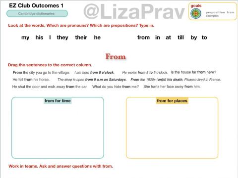 From the preposition